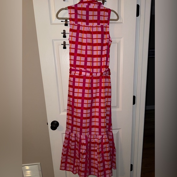 SugarLips Darvy Checker Cileah Collared Maxi Dress - Picture 3 of 5